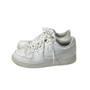 Nike Air Force 1 Low White Leather Sneakers Men’s Size 12